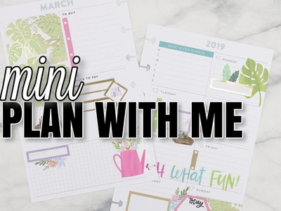 Mini Happy Planner Plan With Me | Dashboard Layout | At Home With Quita