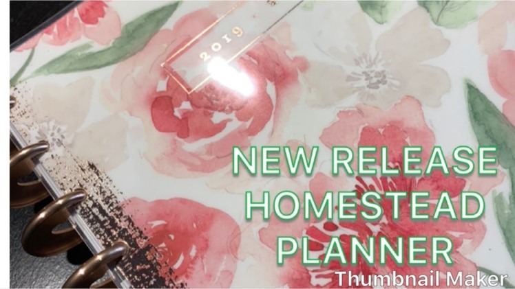 NEW RELEASE!!! HOMESTEAD 18 MONTH PLANNER | HAPPY PLANNER | FLIP THROUGH