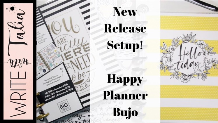 New Release Set-Up | March 2019 | Happy Planner Bullet Journal Hybrid