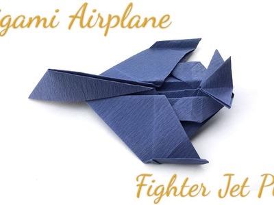 Origami Airplane (Fighter Jet Plane) Tutorial (Hyo Ahn)