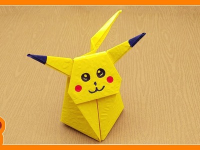 Origami Pikachu – Pokemon tutorial