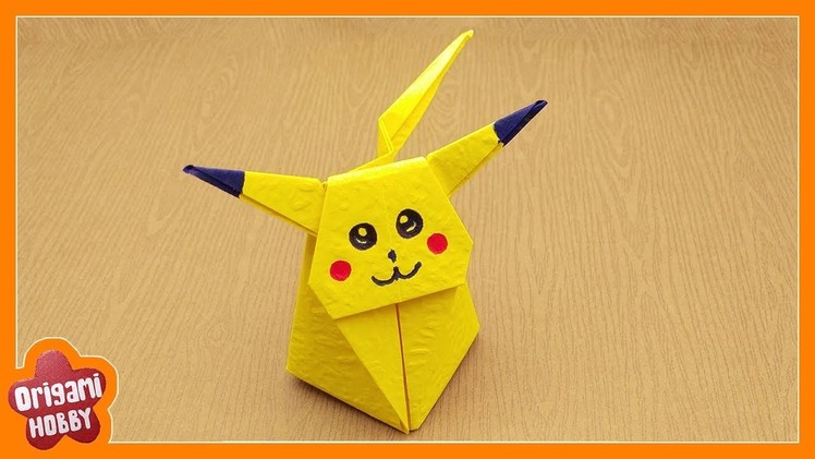 Origami Pikachu – Pokemon tutorial