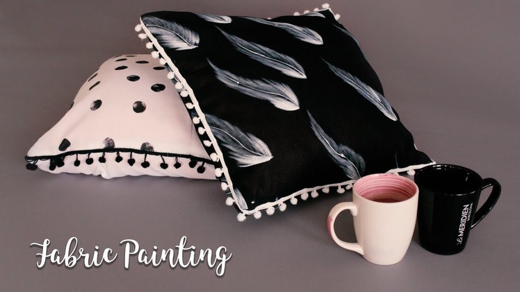 Painting Fabric | DIY Cushion Cover