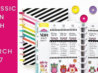Plan with Me - Classic Happy Planner - Miss Maker - Social Media