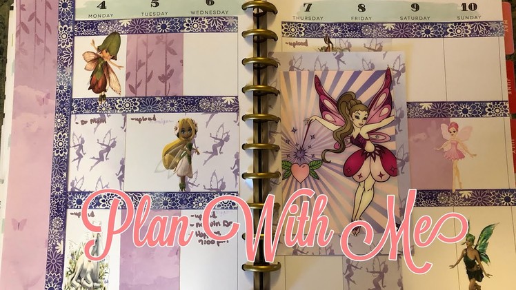 Plan With Me | Fairy Theme | Happy Planner