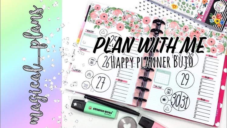Plan with me -happy planner bujo | Magical Plans