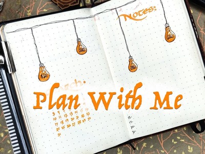 Plan With Me March Bullet Journal 2019 (Vintage Lightbulb Themed Pocket Planner)