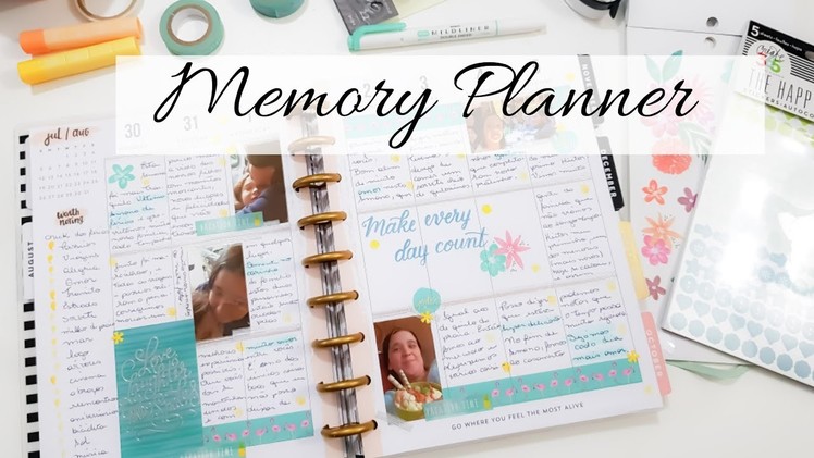 PLAN WITH ME MEMORY PLANNER - Happy Planner