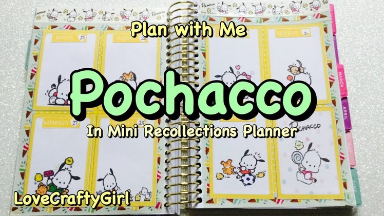 Plan with Me: Pochacco in Mini Recollections Planner