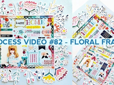 Process Video #82 - Backing a Floral Frame Cut File
