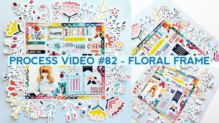 Process Video #82 - Backing a Floral Frame Cut File