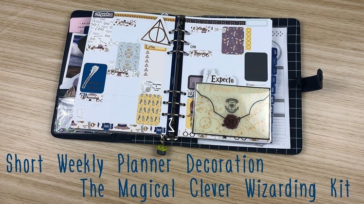 Short Weekly Planner Decoration - The Magical Clever Wizarding Kit
