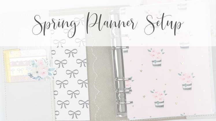 Spring Planner Setup | PelleStudio B6 Rings