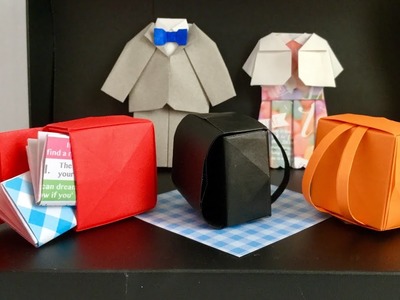 【折り紙】ランドセル  【Origami】 School bag