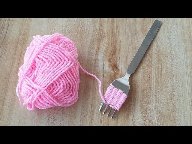 Two Unique And Beautiful Flower making Tutorial, Wool Craft Ideas