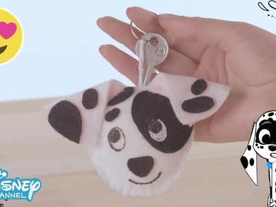 101 Dalmatian Street | DIY Craft - Pup Keyring ???? | Disney Channel UK