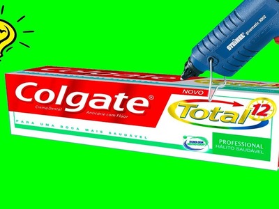 4 Colgate Box Craft Ideas. Best Out Of Waste Colgate Box Craft Idea. Colgate Box Reuse