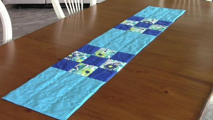 9 Patch Table Runner - great project for beginners