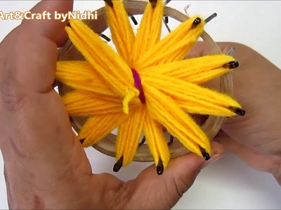 Amazing Woolen Flower Making Tricks