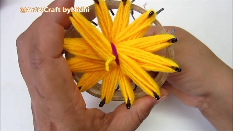 Amazing Woolen Flower Making Tricks