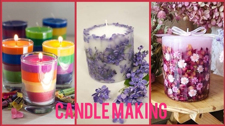Beautiful candle making craft ideas