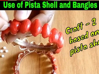 Craft 2 - Use of pista shell - jewellery making by pista shell