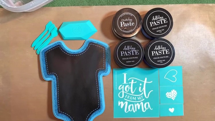 DIY Chalkboard Using Hot Mess Technique and Chalk Couture-Great for Craft Fairs and Gifts