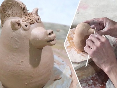 DIY Clay Simple Animal ???? Idea of Making Pottery Horse Animals | ID Craft Clay Pottery
