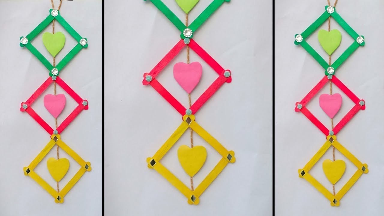 ice-cream-stick-wall-hangings