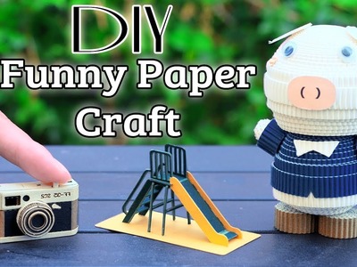 DIY Miniature Collections || Funny Paper Craft