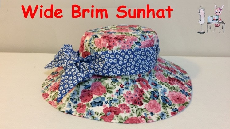 #DIY Sunhat | Wide Brim Hat | Tutorial