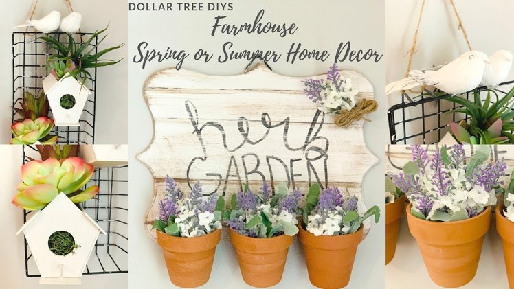 Dollar Tree DIY Farmhouse Spring or Summer Home Decor
