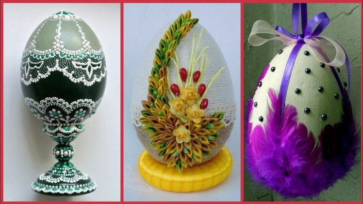 Egg craft ideas with beautiful decoration style