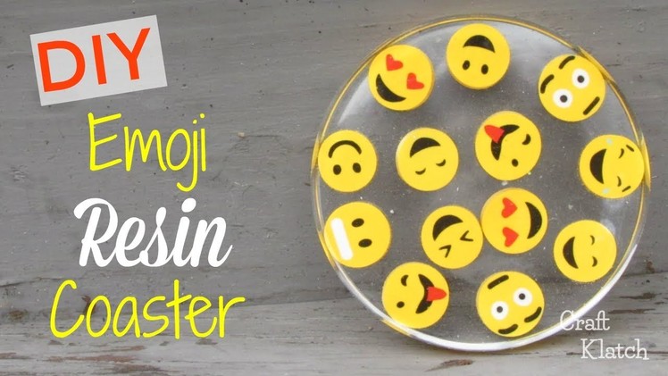 Emoji Resin Coaster | Another Coaster Friday | Craft Klatch