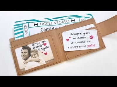 FATHER'S DAY- WALLET WITH GIFT VOUCHERS + PHOTO