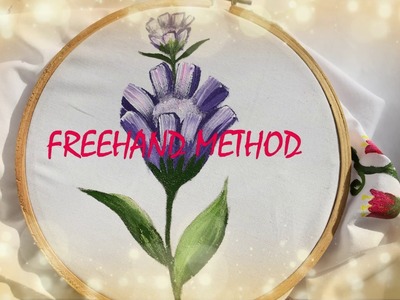 FREEHAND METHOD : FABRIC PAINTING FOR BEGINNERS  BY BLOOM DIY & CRAFT