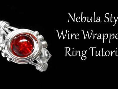 How to Make a Wire Wrapped Swirl Ring with Central Bead - Beginner Tutorial