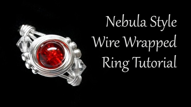 How to Make a Wire Wrapped Swirl Ring with Central Bead - Beginner Tutorial