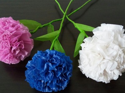 How to make Flower with plastic bag ll plastic bag flower ll best out of Waste