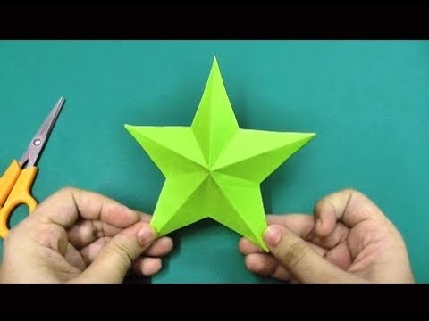 ✔"How to make" Origami pepar star hand craft ➤Reporter Tube Media