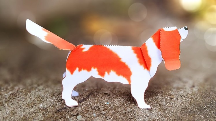 Paper Craft Dog | DIY Crafts | How to make Paper dog for kids | The Most Beautiful Craft Ideas