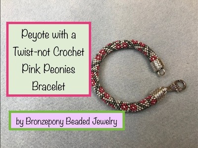 Peytwist Pink Peonies Bracelet