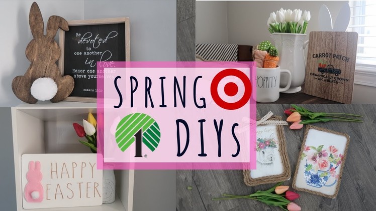 Quick & Easy Last-Minute Easter DIYs | Dollar Tree & Target Dollar Spot Supplies