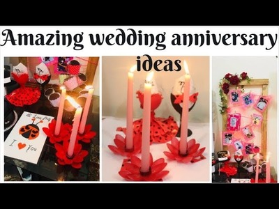 Romantic  wedding anniversary ideas at home
