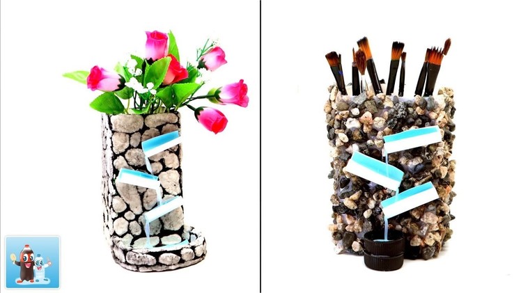 Waterfall Vase and Pencil Holder 3 in 1 Art and Craft DIY