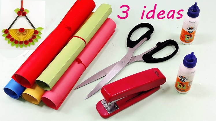 3 Genius Paper Craft Idea | DIY Home Decor with Paper | Paper Craft DIY Home Decor