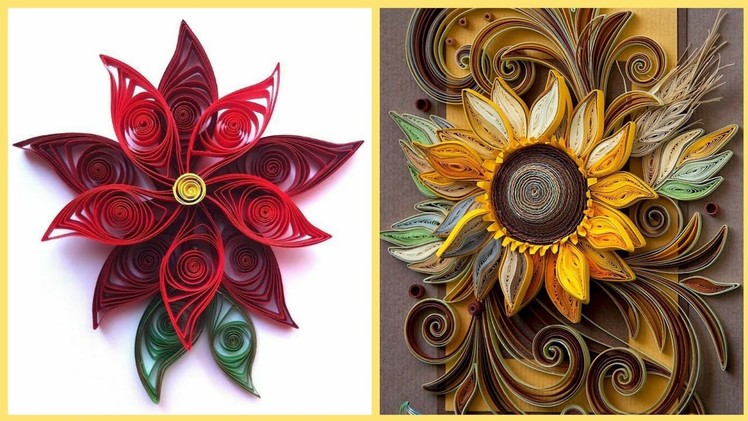 50+ Quilling Paper Craft Ideas || Quilling Flowers || Quilling Art
