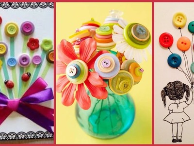 Beautiful new button craft ideas