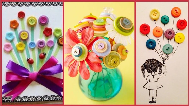 Beautiful new button craft ideas