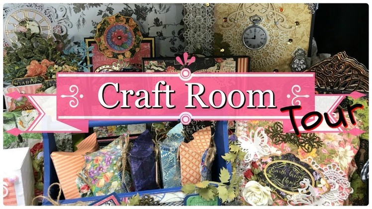 Craft Room Tour 2019 | How I keep my small crafting space organized